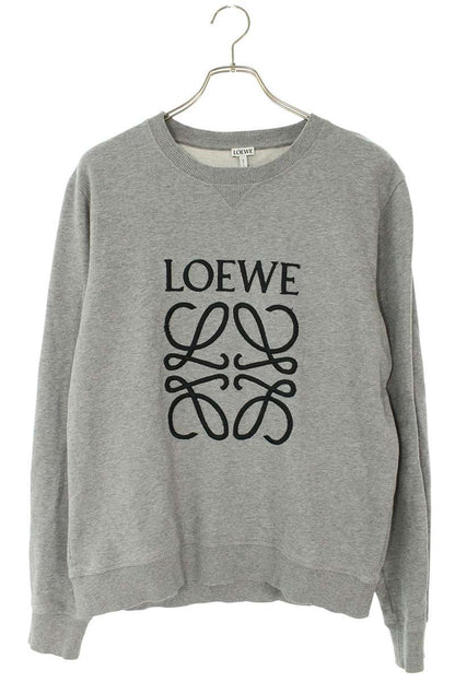 LOEWE Anagram Logo Cotton Sweatshirt Gray Size L
