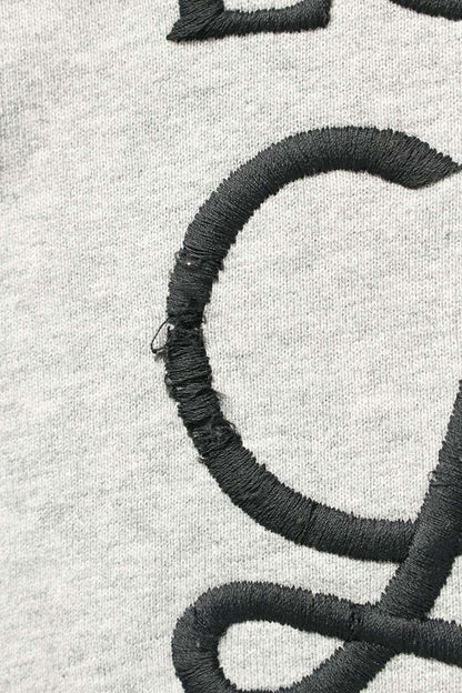 LOEWE Anagram Logo Cotton Sweatshirt Gray Size L