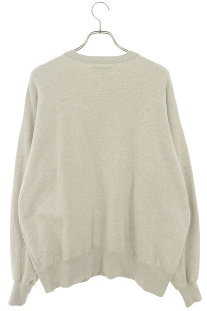 LASTMAN WANTED Print Crewneck Sweatshirt Gray Size S