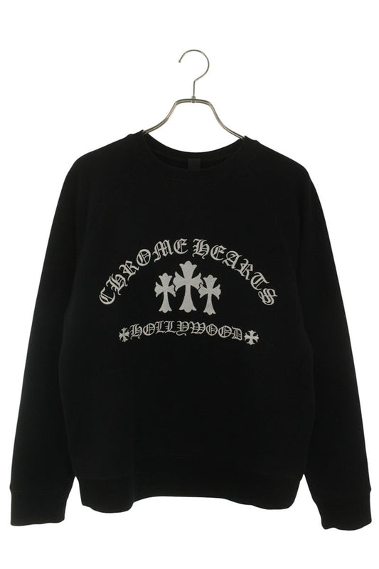 Chrome Hearts U SAILIN ON CREW Triple Cross Logo Size S