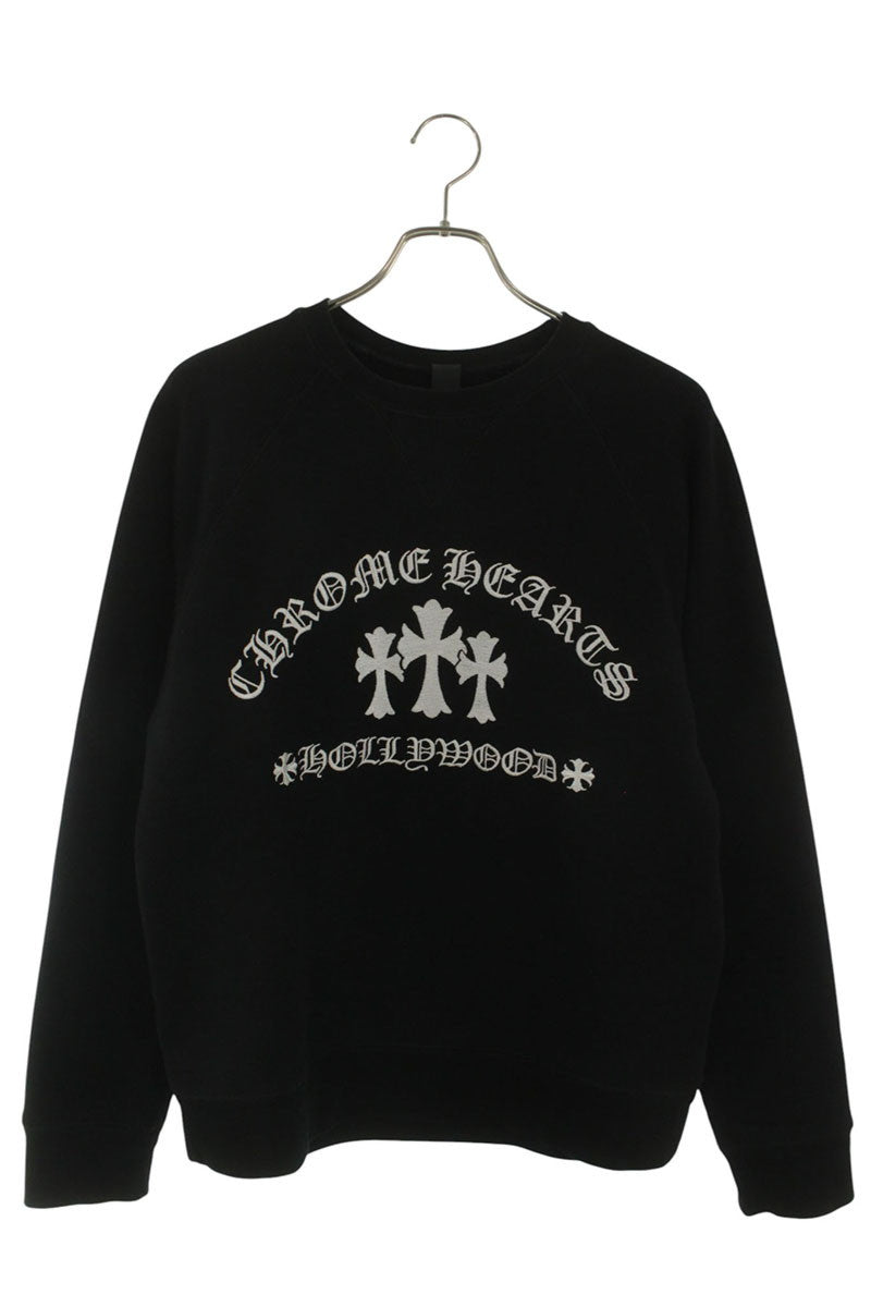 Chrome Hearts U SAILIN ON CREW Triple Cross Logo Size S