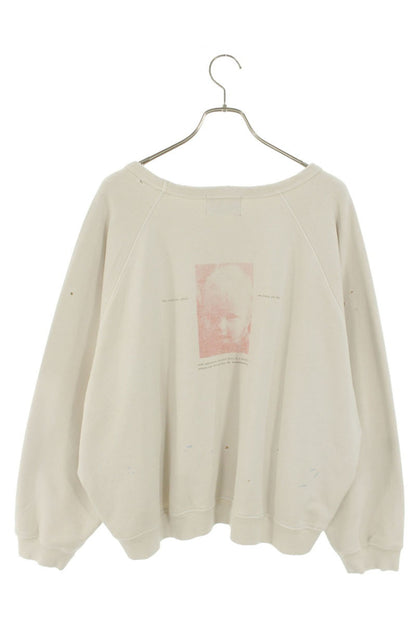 ENFANTS RICHES DEPRIMES Distressed Sweatshirt Beige Size XL