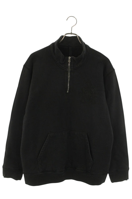 Chrome Hearts Y NOT Cross Patch Dagger Half Zip Size L