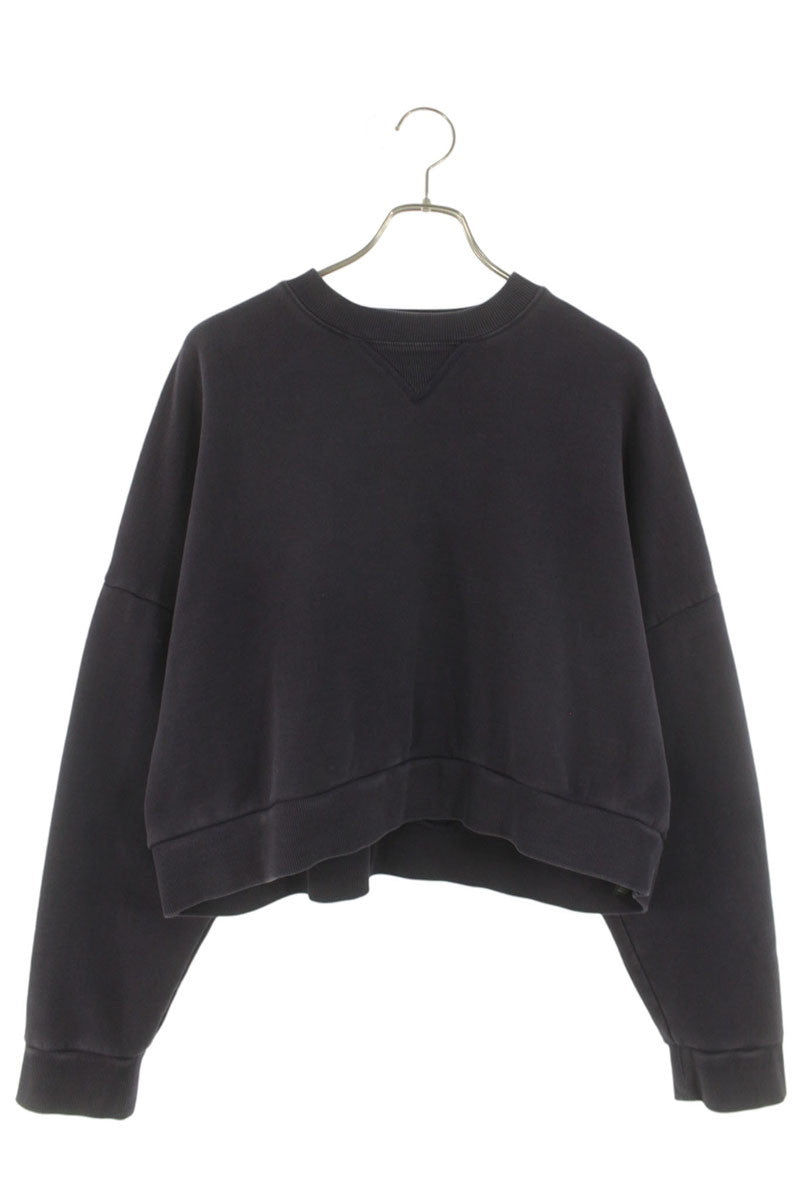 entire studios Box Crewneck Cotton Sweatshirt Blue Size XS