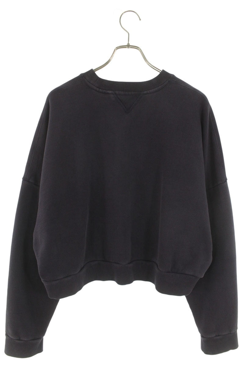 entire studios Box Crewneck Cotton Sweatshirt Blue Size XS