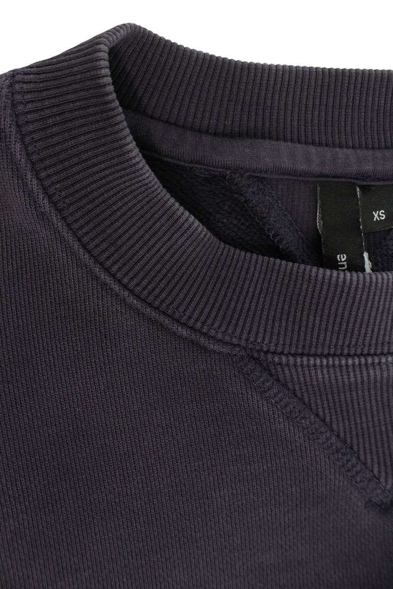 entire studios Box Crewneck Cotton Sweatshirt Blue Size XS