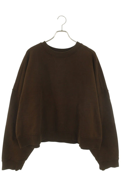 entire studios Box Crewneck Cotton Sweatshirt Brown Size S