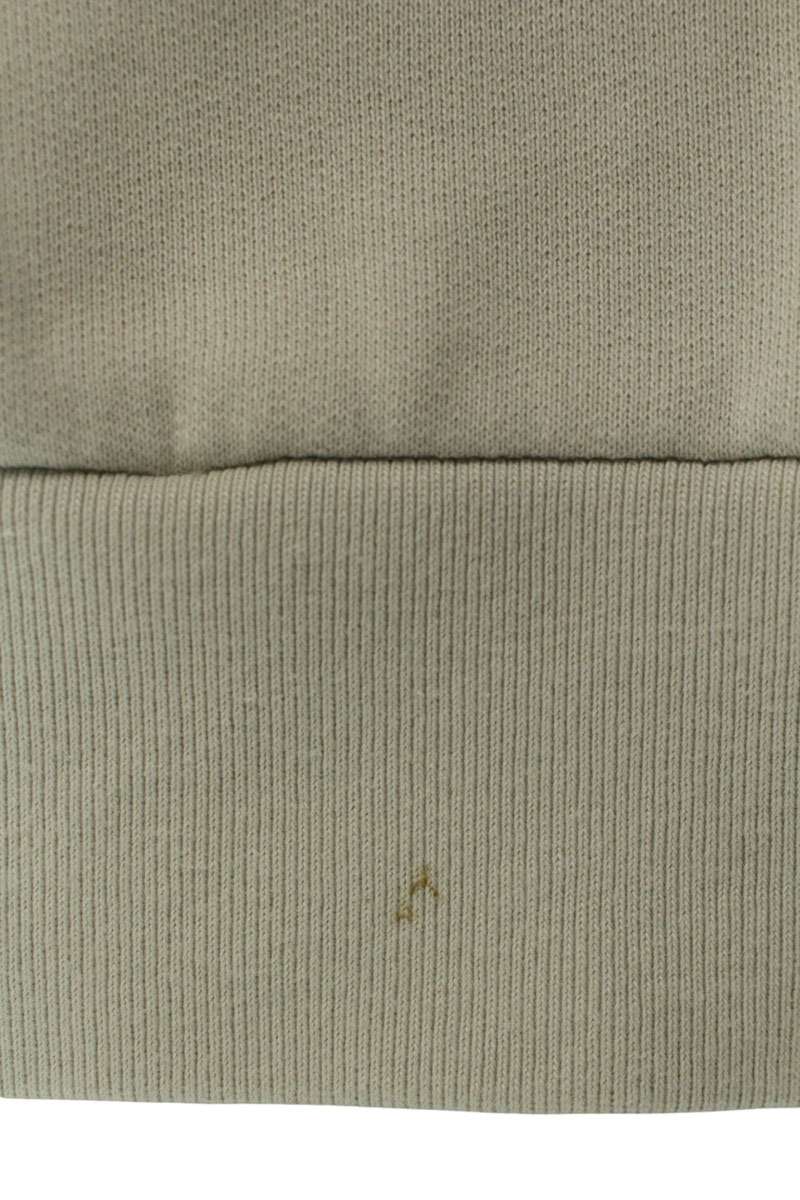 LOUISVUITTON Logo Applique Cotton Sweatshirt Beige Size L