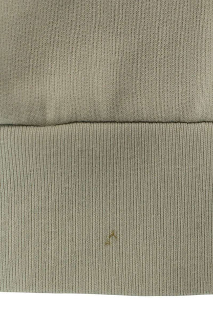 LOUISVUITTON Logo Applique Cotton Sweatshirt Beige Size L