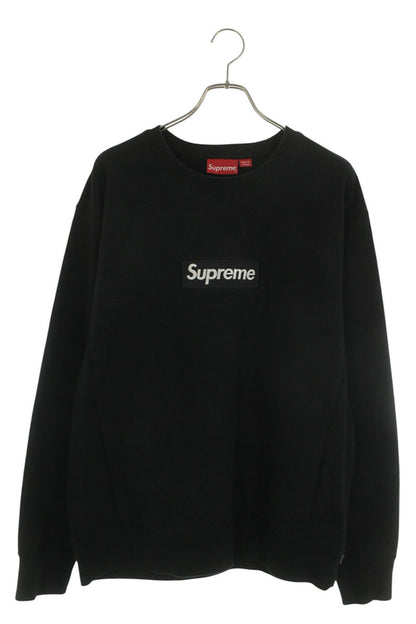 SUPREME 18AW Box Logo Crewneck Sweatshirt Black Size L