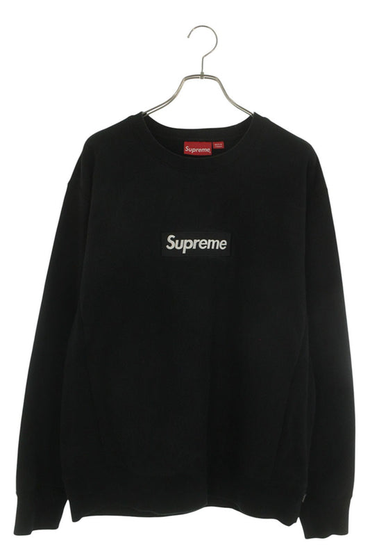 SUPREME 18AW Box Logo Crewneck Sweatshirt Black Size L