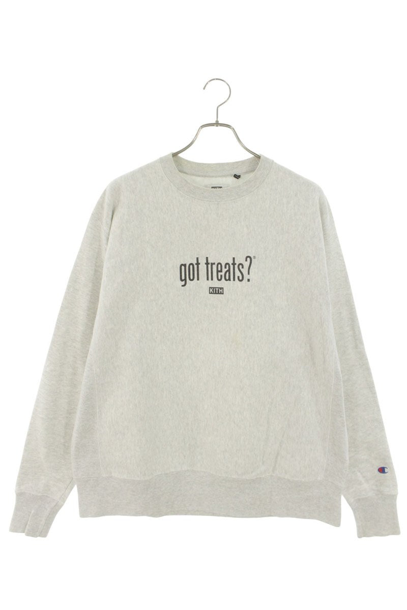 KITH "Got Treats?" Print Sweatshirt Gray Size L