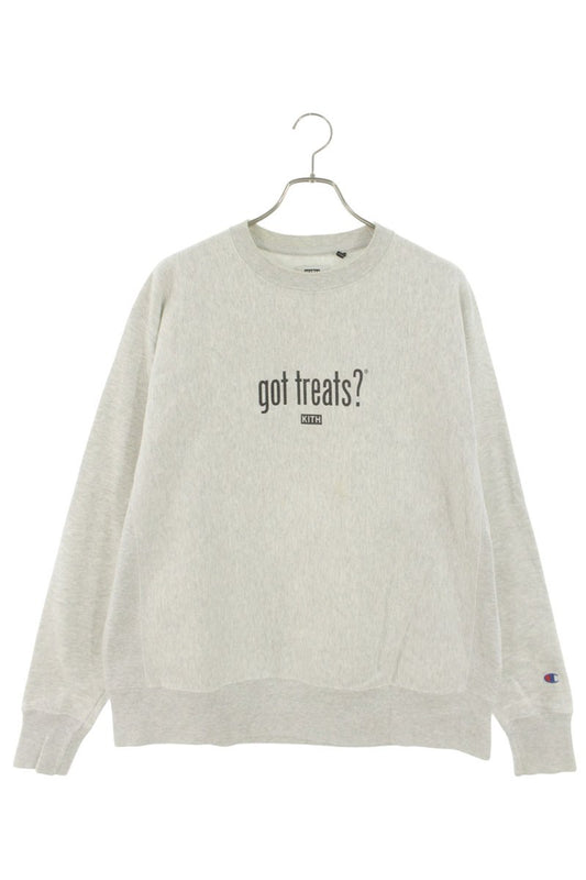 KITH "Got Treats?" Print Sweatshirt Gray Size L