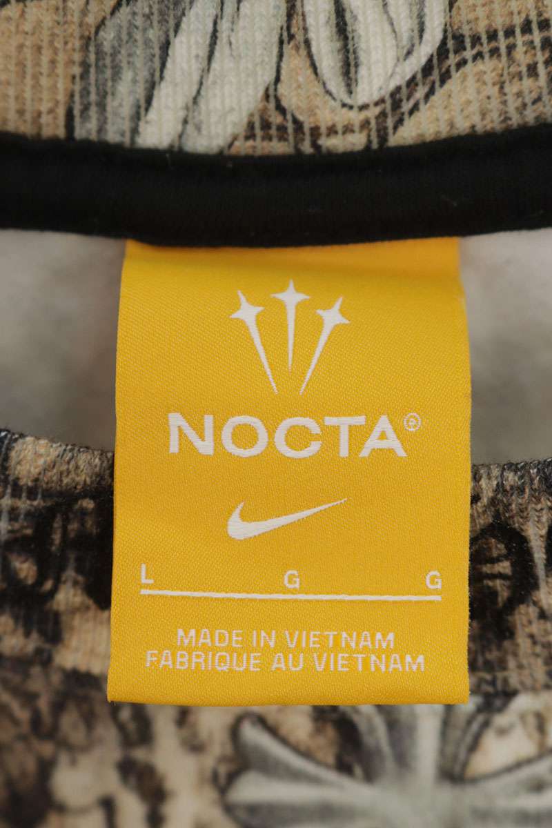 Chrome Hearts NOCTA x Nike Drake AOP Crewneck Brown Size L