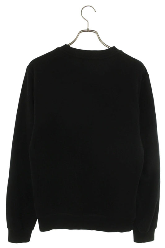 DOLCE & GABBANA Logo Plate Crewneck Sweatshirt Black Size S