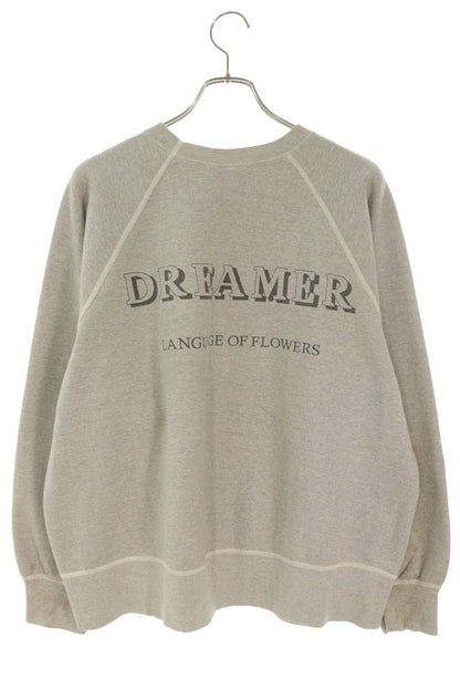 SAINT MICHAEL 24AW Vintage POPPY Print Sweatshirt Size XL