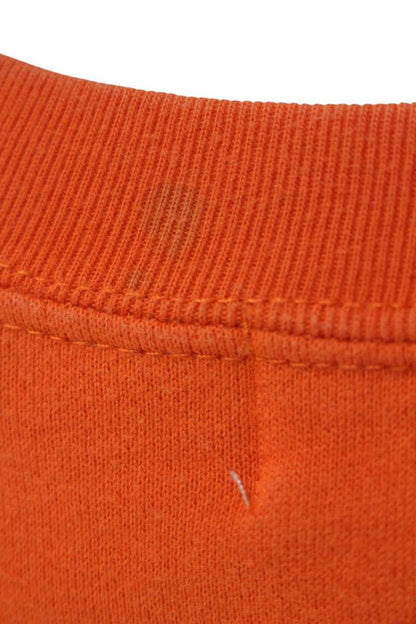 A BATHING APE Embroidered Design Sweatshirt Orange Size M