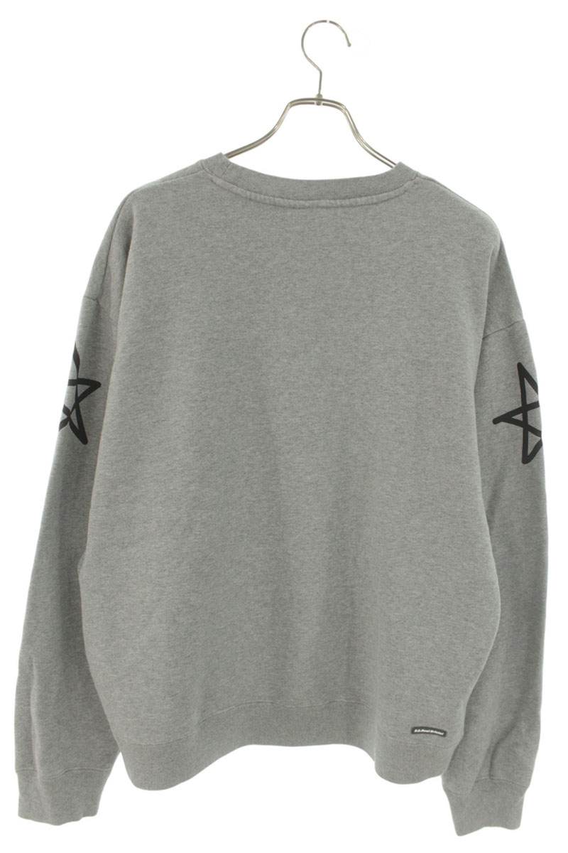 F.C.R.B. 23AW Star Graphic Print Sweatshirt Gray Size L