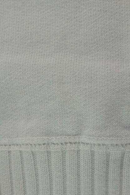 Perfect ribs "ART LOVE MUSIC" Print Sweatshirt White Size L