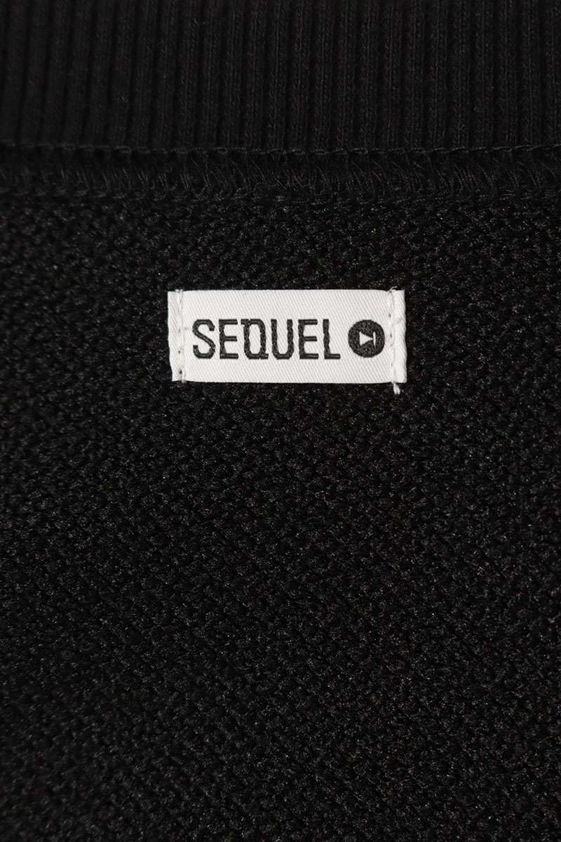 SEQUEL 25AW Santa Cruz Logo Print Sweatshirt Black Size L
