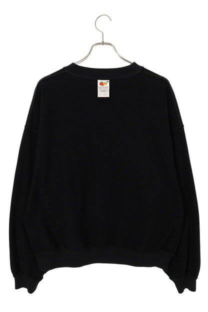 BALENCIAGA Inside Out Mirror Logo Sweatshirt Black Size XS