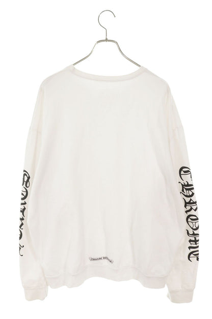 Chrome Hearts SWTSHRT PLVR Neck Logo Crewneck White Size L