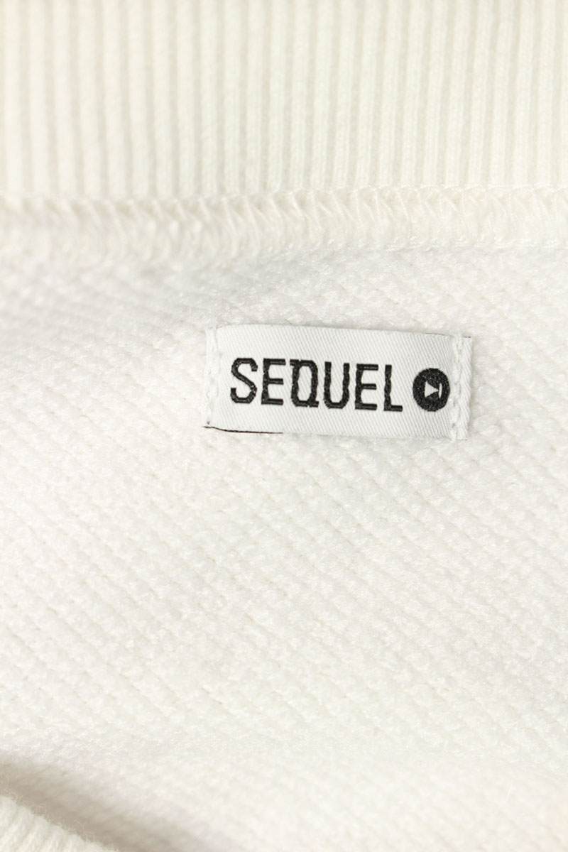 SEQUEL 25AW Santa Cruz Print Sweatshirt White Size L