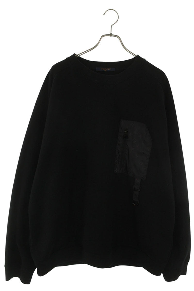 LOUISVUITTON Monogram Patch Pocket Sweatshirt Size 5L