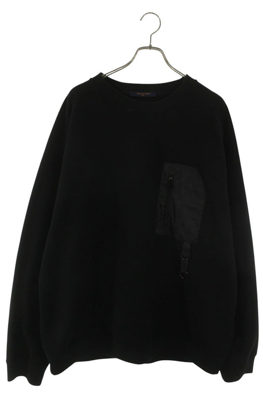 LOUISVUITTON Monogram Patch Pocket Sweatshirt Size 5L