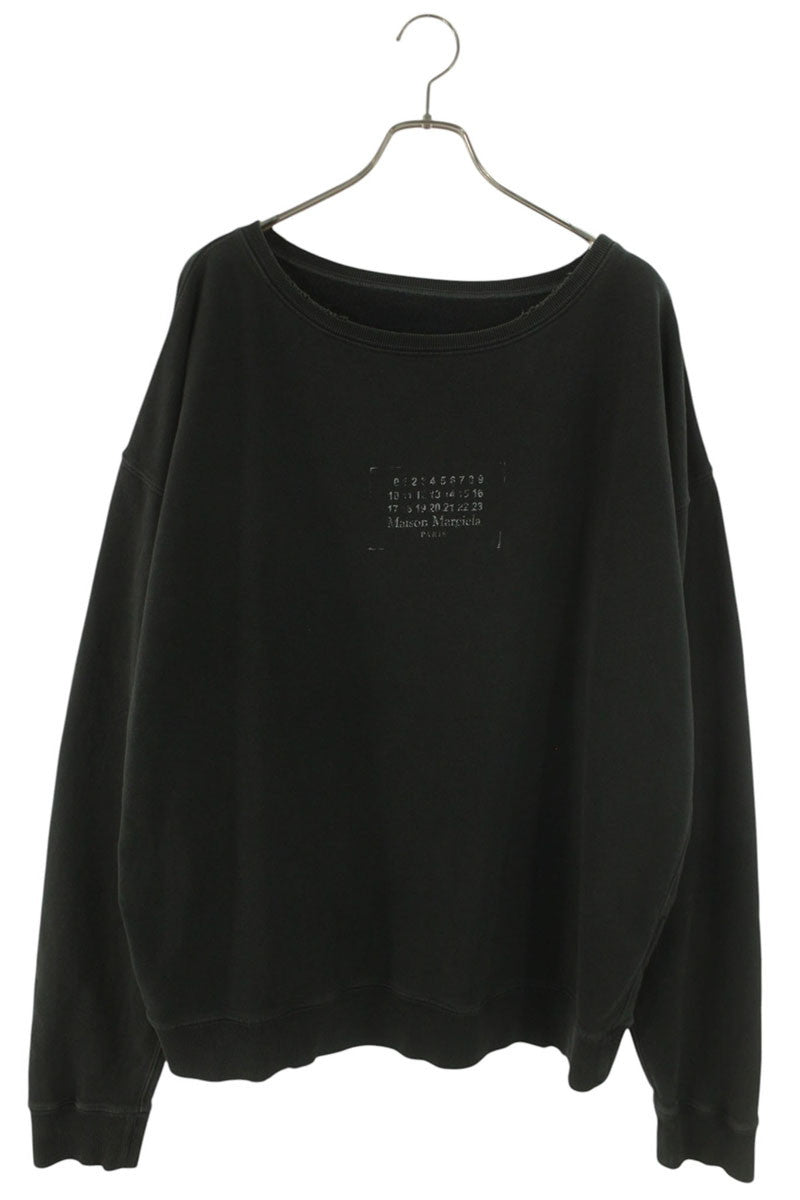 Maison Margiela S50GU0235 Logo Print Crewneck Black Size XS