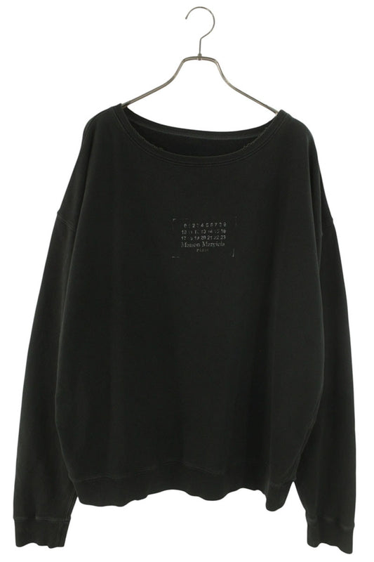 Maison Margiela S50GU0235 Logo Print Crewneck Black Size XS