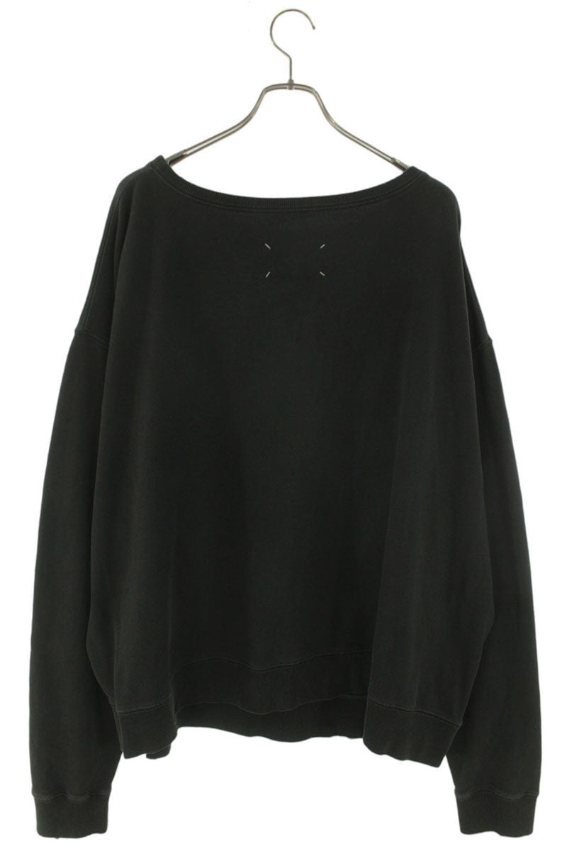 Maison Margiela S50GU0235 Logo Print Crewneck Black Size XS