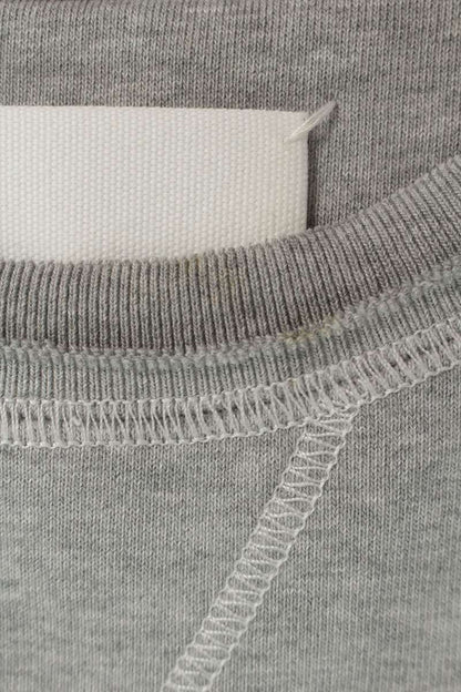 Maison Margiela S67GU0038 Tape Design Crewneck Gray Size M