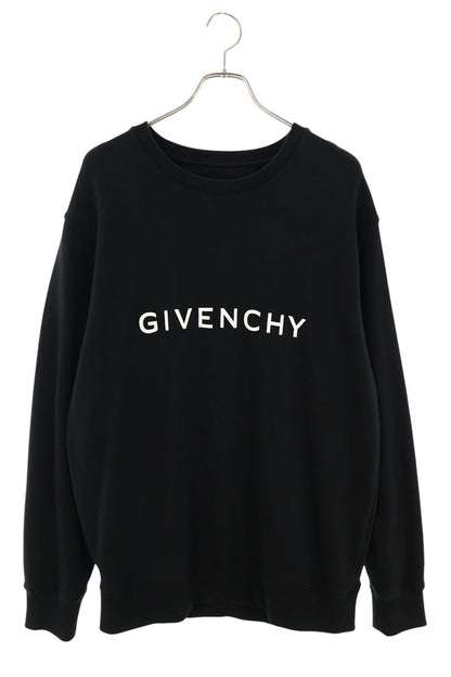 GIVENCHY Front Logo Print Sweatshirt Black Size L