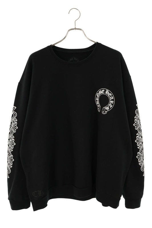 Chrome Hearts SWTSHRT PLVR Back Horseshoe Floral Size XL