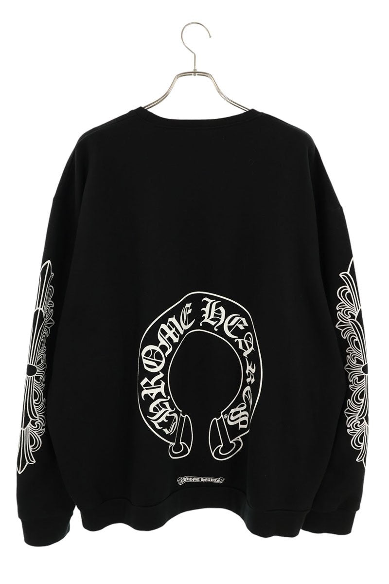 Chrome Hearts SWTSHRT PLVR Back Horseshoe Floral Size XL