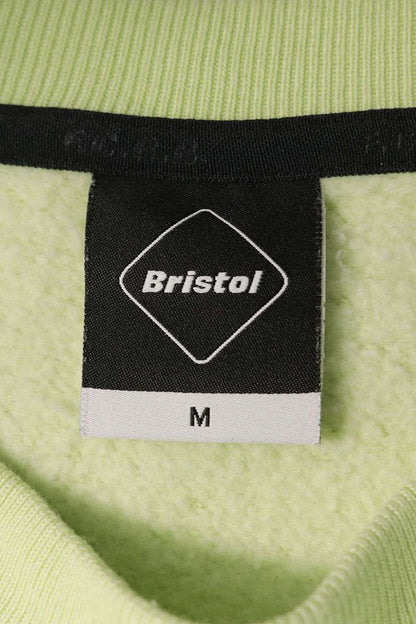 F.C.R.B. Front Logo Print Sweatshirt Green Size M
