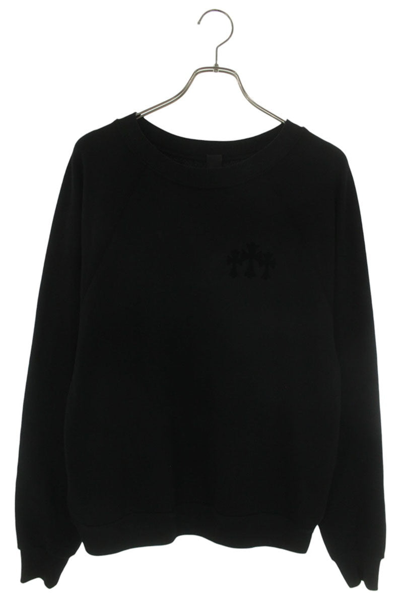 Chrome Hearts Y NOT Back CH Logo Cemetery Cross Sweat Size L