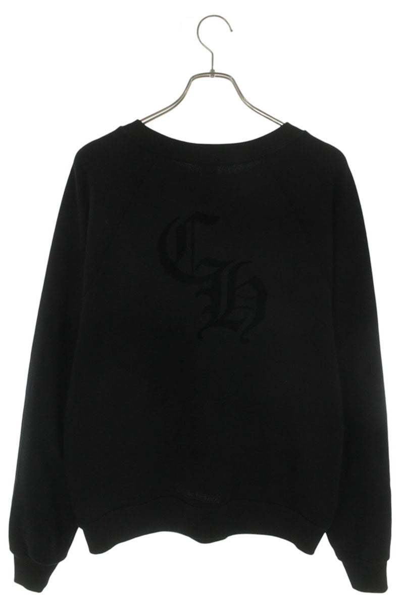 Chrome Hearts Y NOT Back CH Logo Cemetery Cross Sweat Size L