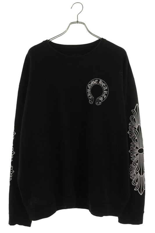 Chrome Hearts SWTSHRT PLVR Floral Back Horseshoe Size XL
