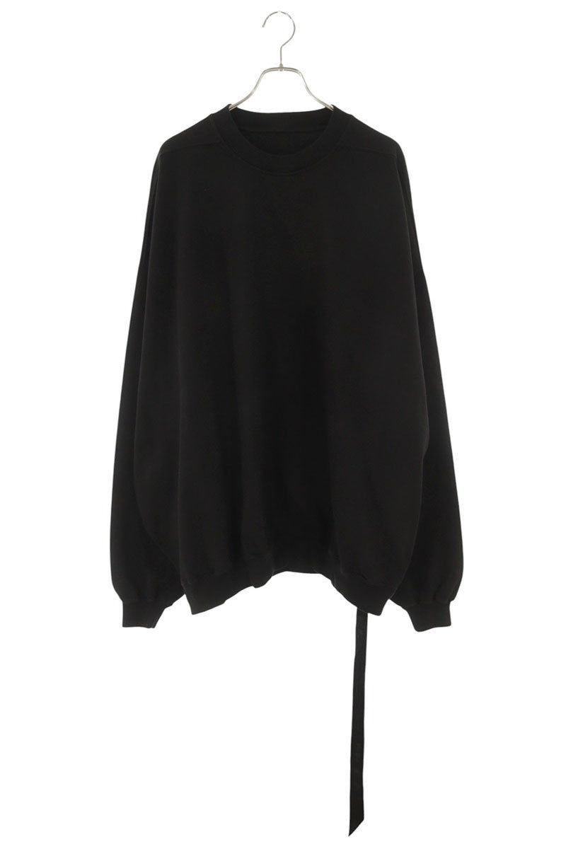 DRKSHDW 26SS HUN Crewneck Washed Cotton Sweat Black Size XXL