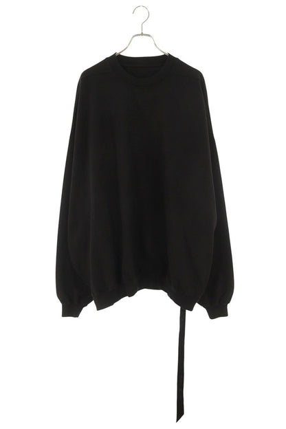 DRKSHDW 26SS HUN Crewneck Washed Cotton Sweat Black Size XXL