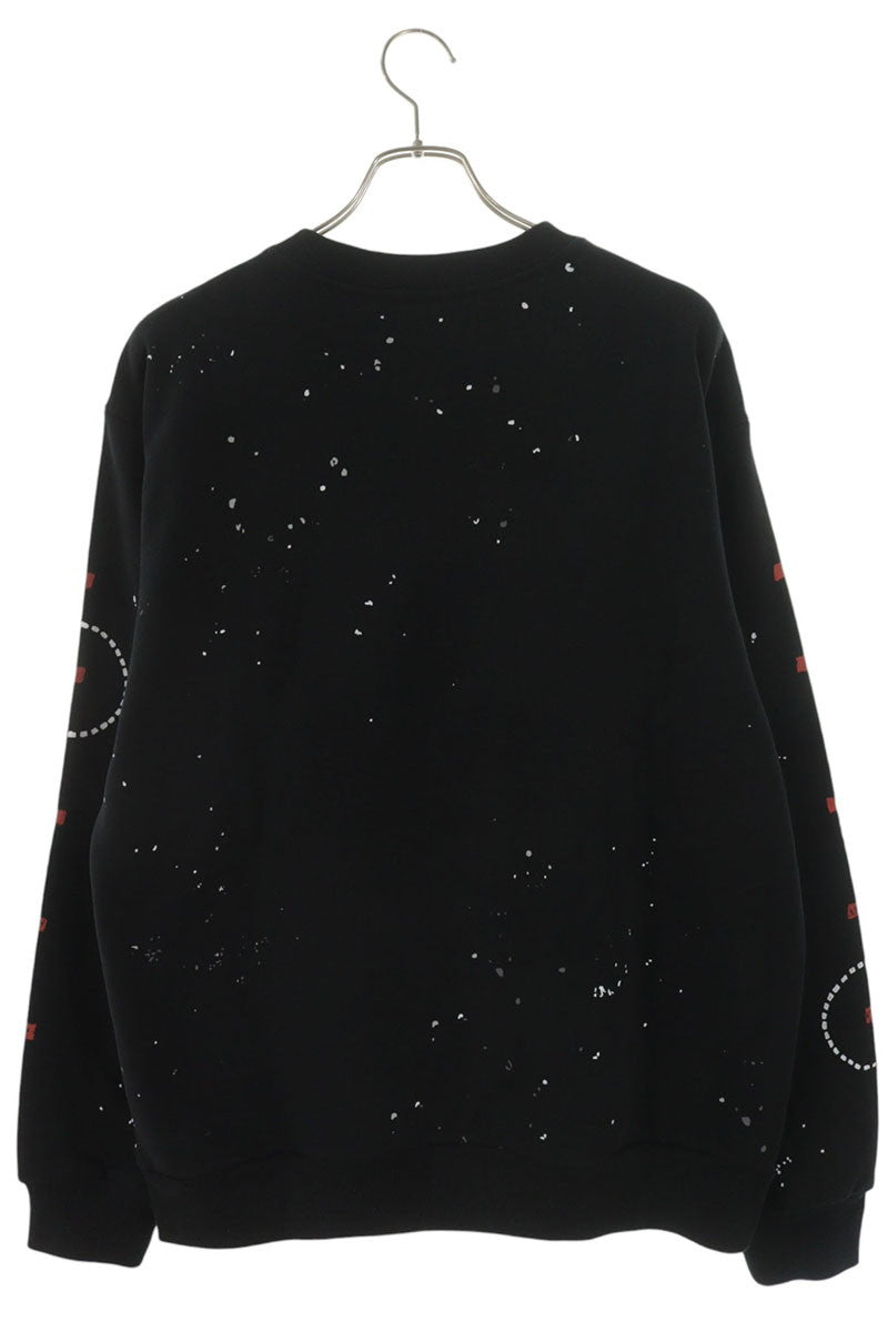 Cactus Jack Stitched Crewneck Sweatshirt Black Size M