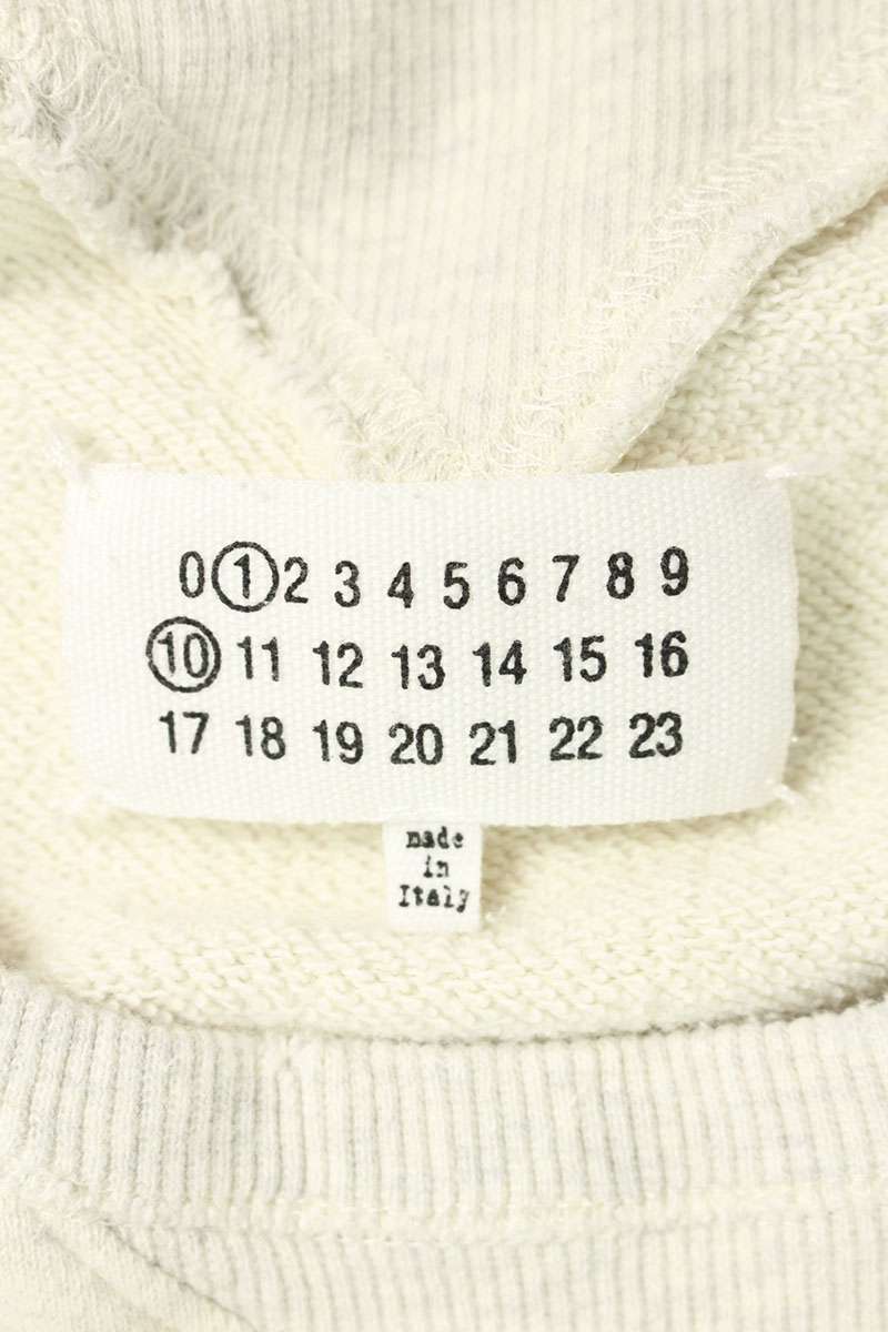 Maison Margiela 25AW Cotton Crewneck Sweatshirt Gray Size M