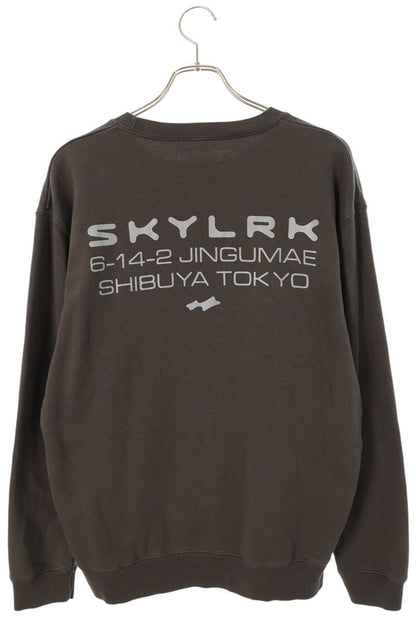 SKYLRK Tokyo Pop-Up Limited Back Logo Sweat Gray Size L