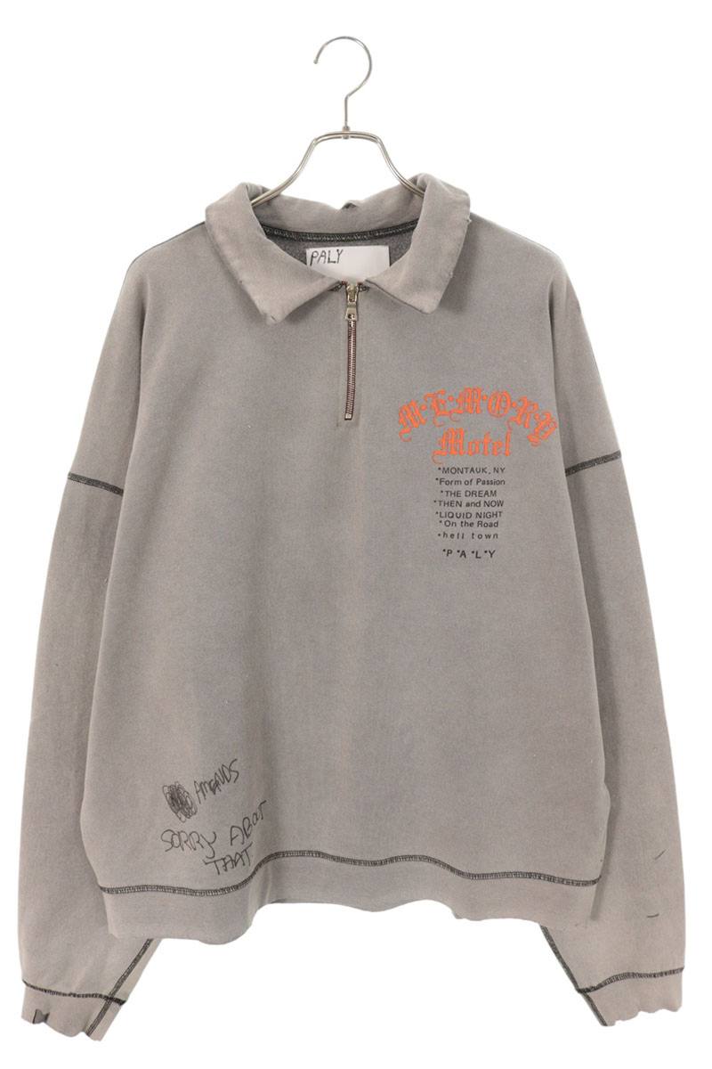 Paly Hollywood 26SS Message Embroidered Polo Sweat Size XL