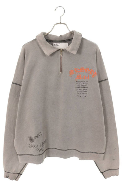 Paly Hollywood 26SS Message Embroidered Polo Sweat Size XL