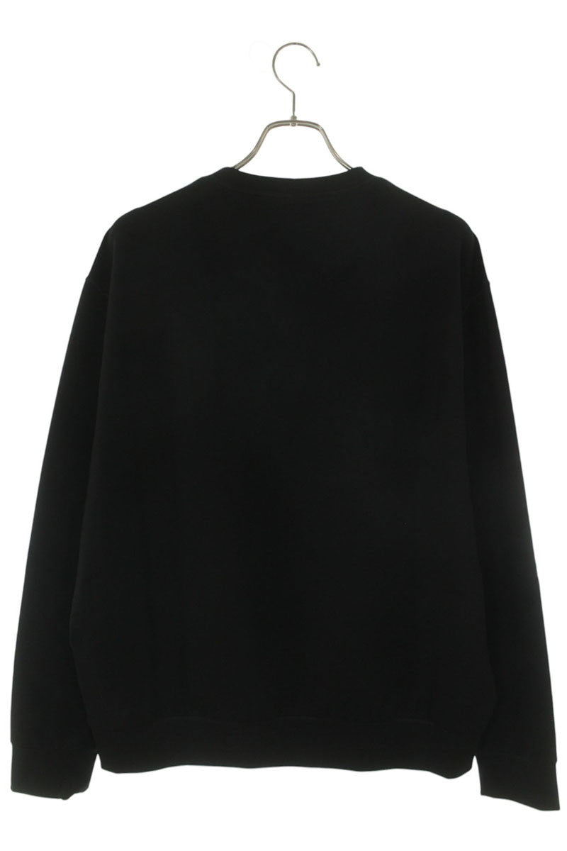 PRADA 26SS Triangle Plate Pocket Nylon Sweat Black Size XXL