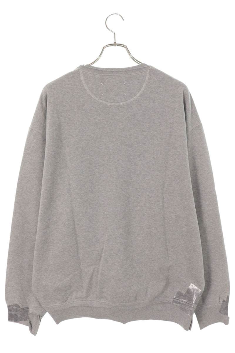 Maison Margiela 26SS Cotton Taped Sweatshirt Gray Size M