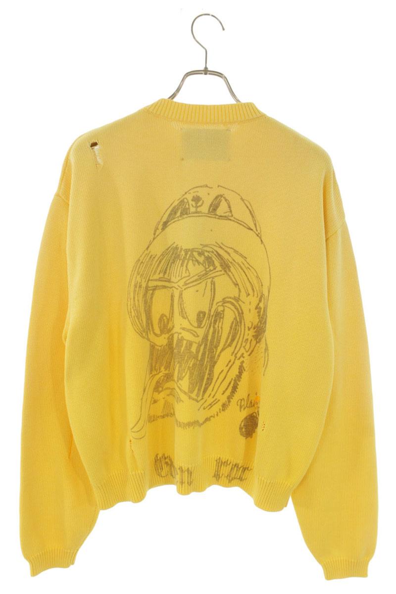 Paly Hollywood 26SS Front Patch Knit Sweatshirt Size M